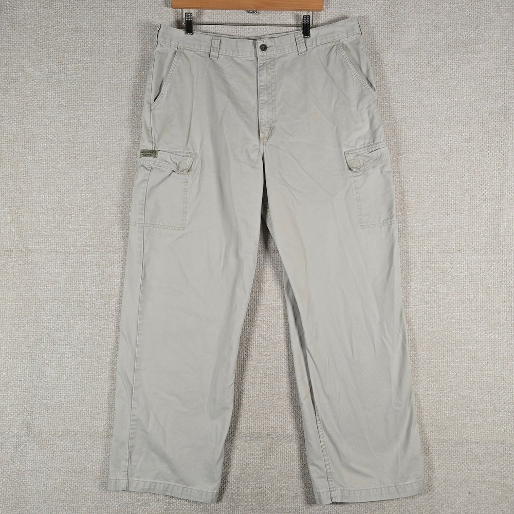 Wrangler WRG Jean‎ Co Mens Cargo Pants Khaki Tan Straight Leg 38x31 70CSODP